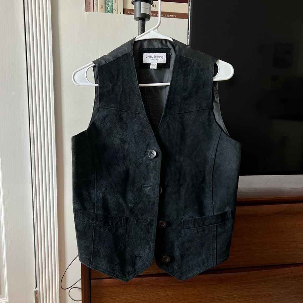 Vintage suede vest